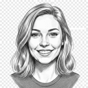 Illustriertes Porträt von Sarah